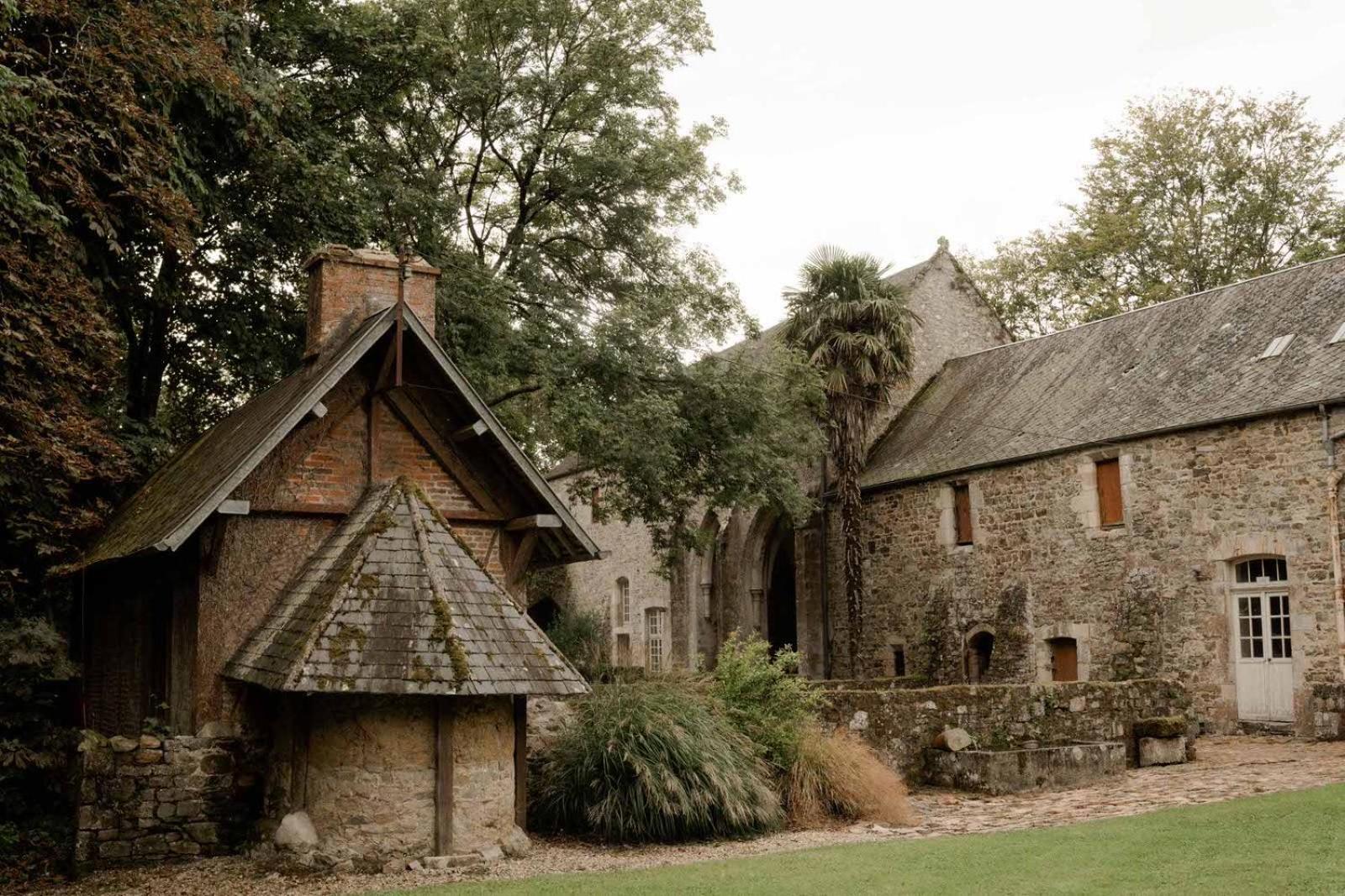 NeufmesnilAbbaye De Blanchelande住宿加早餐旅馆 外观 照片